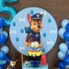 decoración para fiesta infantil de paw patrol