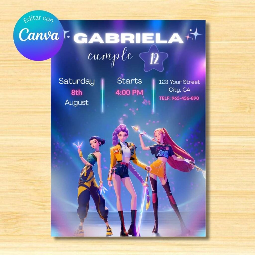 Pack Décoration Fête KPop Demon Hunters - Assiettes, Gobelets, Serviettes, Nappe - Thème Enfant, Anniversaire, Fête à Thème